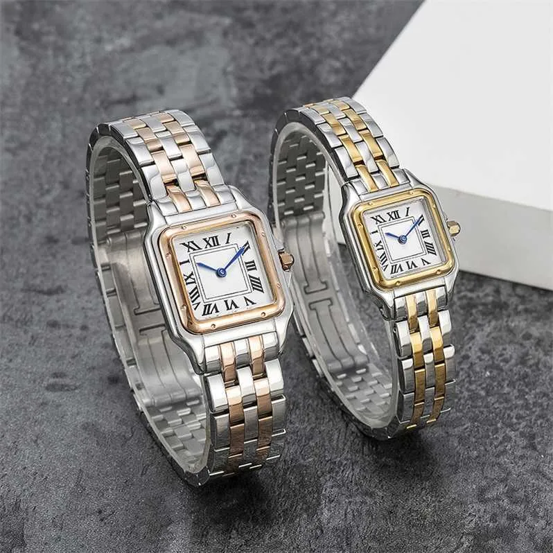 Gli orologi da coppia di moda di vendita calda sono di qualità importati da donna al quarzo in acciaio inossidabile elegante orologio deasiner impermeabile da 50 metri Star Loves