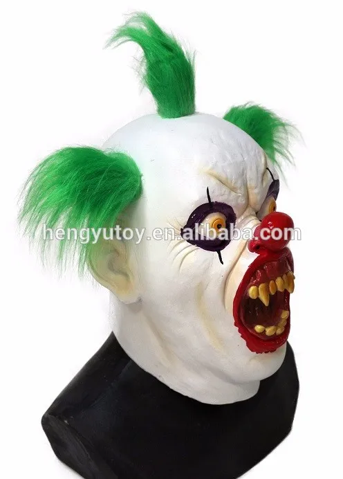 Halloweenowa maska ​​imprezowa maska ​​klauna Creepy Devil Full Head Lateksowa maska ​​Cosplay Costplay Prop