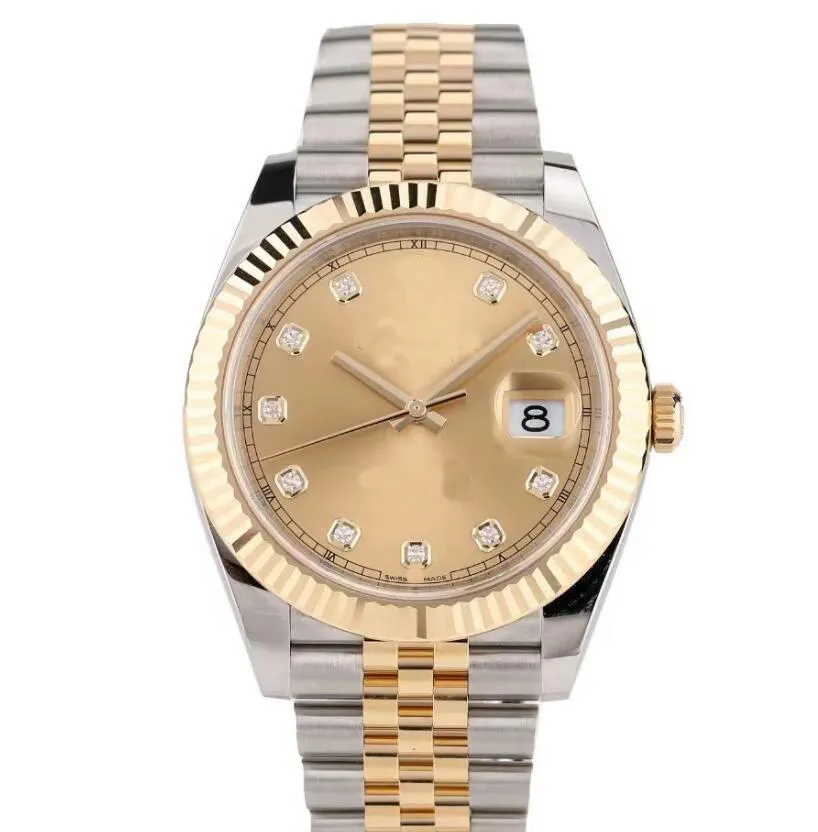 NOWOŚĆ FACTORY Hurtowe zegarek zegarków Wysokiej jakości Automatyczne mężczyzn zegarów ze stali nierdzewnej 41 mm-1