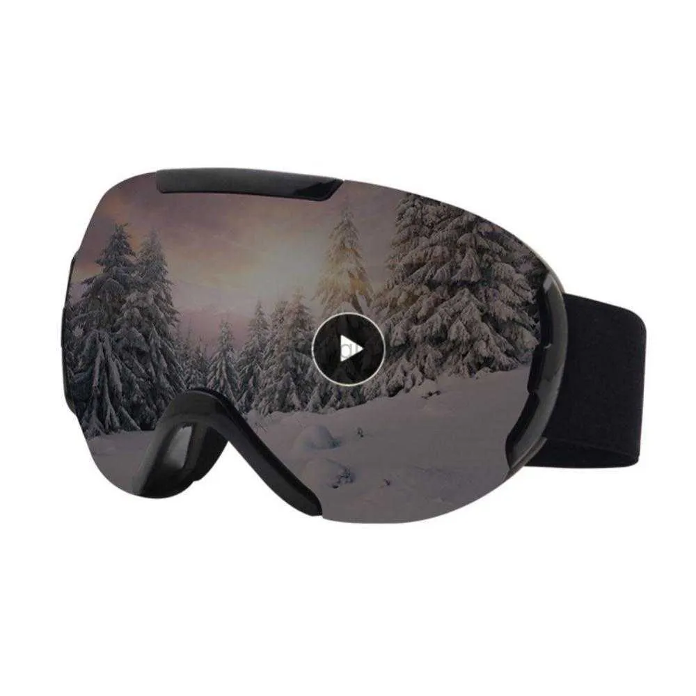 Lunettes de ski Lunettes de ski Protection des yeux multi-scènes Fournitures de ski Lunettes de ski Coupe-vent Anti-buée Stable Double couche Lumière polarisée HKD230725