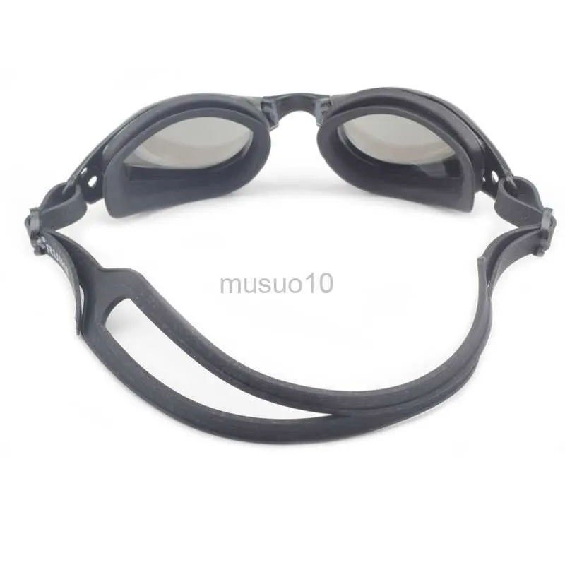 Gözlük miyopi yüzme gözlükleri erkek kadın -1.0 ~ -10 su geçirmez anti-bez arenası reçetesi yüzmek gözlük su sile dalış gözlükleri hkd230725