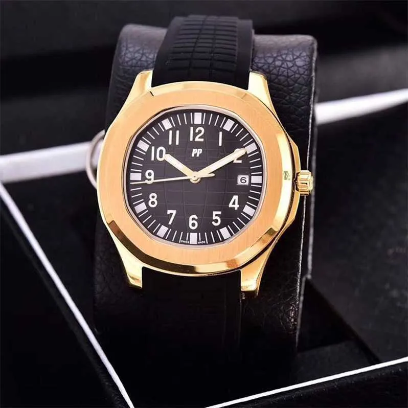 Горячие продажи механические женщины смотрят PP Mechanical Women Watch PP Граната Силикагель Часы Aquanaut Автоматическое движение Shanghai Steel Comfo Star Love