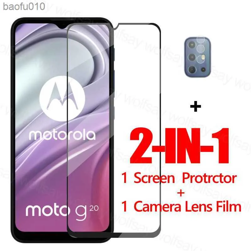 Full Glue Glass For Motorola Moto G20 Screen Protector Tempered Glass For Motorola Moto G20 Protective Phone Film For Moto G20 L230619