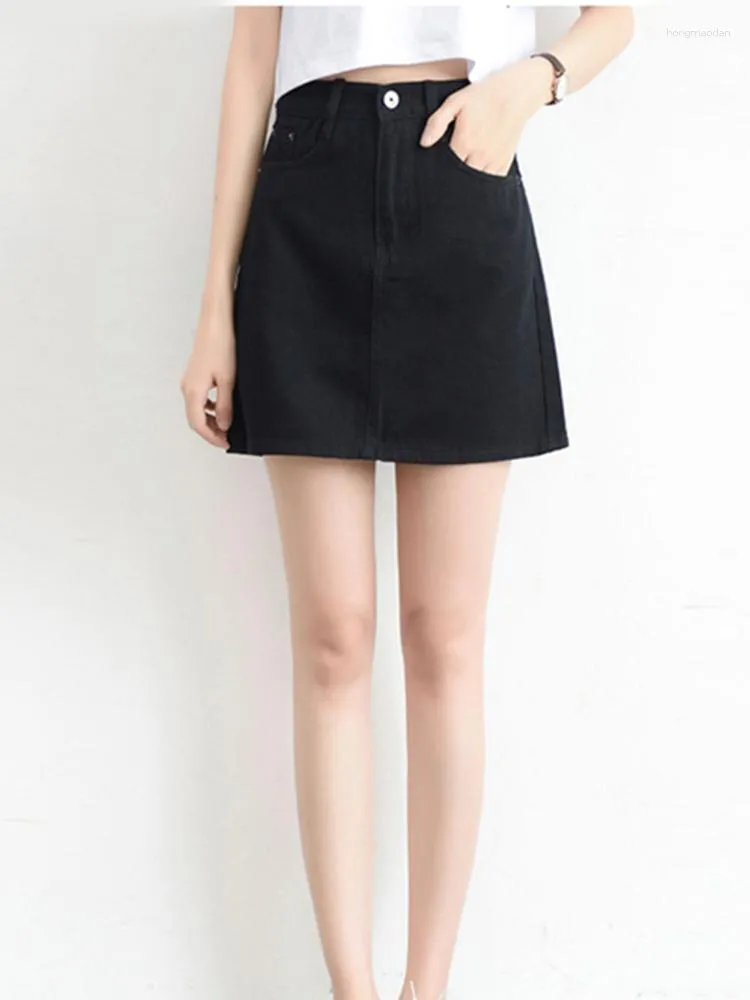 Black jean skirt 3xl cheap