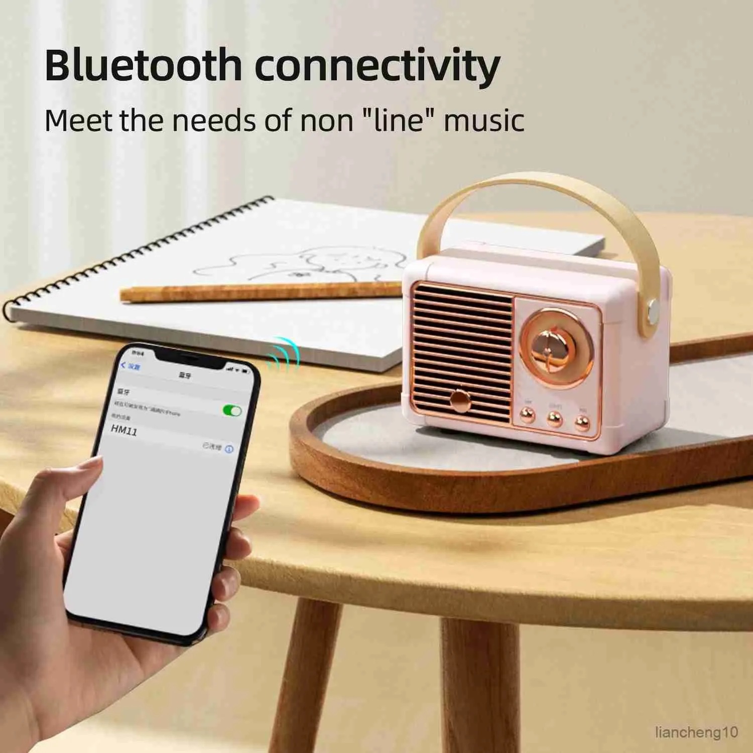 Alto-falantes portáteis sem fio caixa alto-falante bluetooth portátil som caixa de música blutooth para mini subwoofer blootooth mão r230725