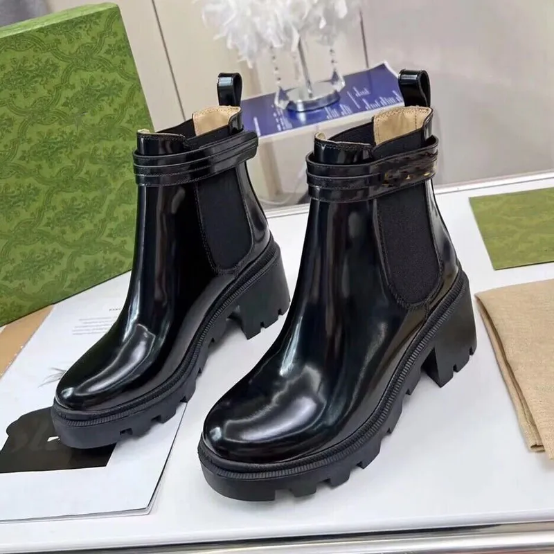 Bottes Martin en cuir noir avec fermeture éclair pour femme, belles bottes courtes de travail confortables de styliste, à la mode, printemps et automne