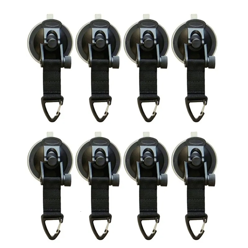 Ganci Rails 8Pcs Ventosa Ancoraggio Gancio di fissaggio Tie Down Telo da campeggio Come tenda da sole laterale per auto Tende da piscina Tende universali Promoti 230725