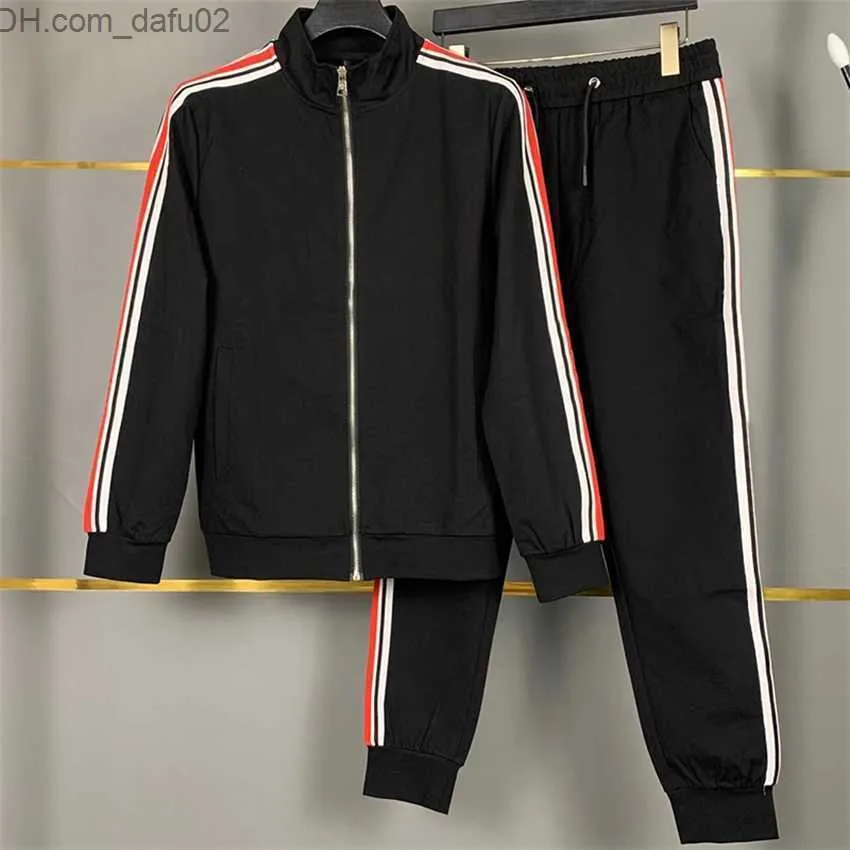 Herren -Trailsuiten Marken -Trails -Einrichtungen Herbst/Winter 2022 New Sports Anzug Männer Strickjacke Hoodie Jacke Strickpants Sluckhose Casual Z230725