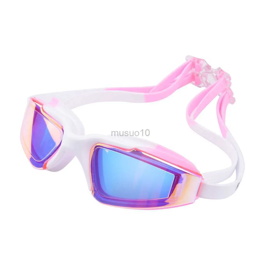 goggles Goggles Goggles Lunettes de natation Anti-buée Uv Professionnel Sile Lunettes de natation pour hommes femmes Sport Adultes Enfants Plongée Lunettes étanches Hkd230725