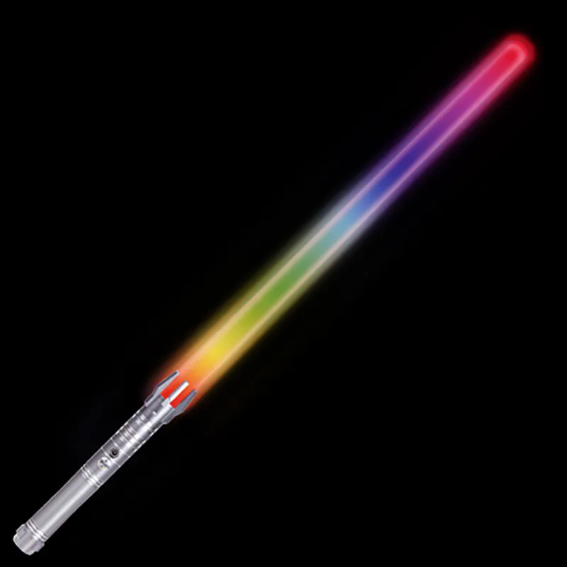 LED Light Sticks Xenopixel Lightsaber Proffie Metalen Zwaard Zware Dueling RGB Sabel 15 Kleuren Lettertypen Gevoelige Laser Speelgoed foy Jongen 230724