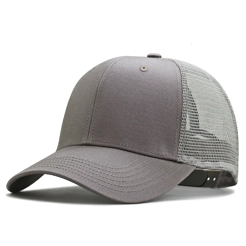 Ball Caps Big Head Men's Plus Size Mesh Baseball cap Women's Summer Sun Hat Adult High Quality Cotton Snbag Hat 56-60cm 61-68cm 230724