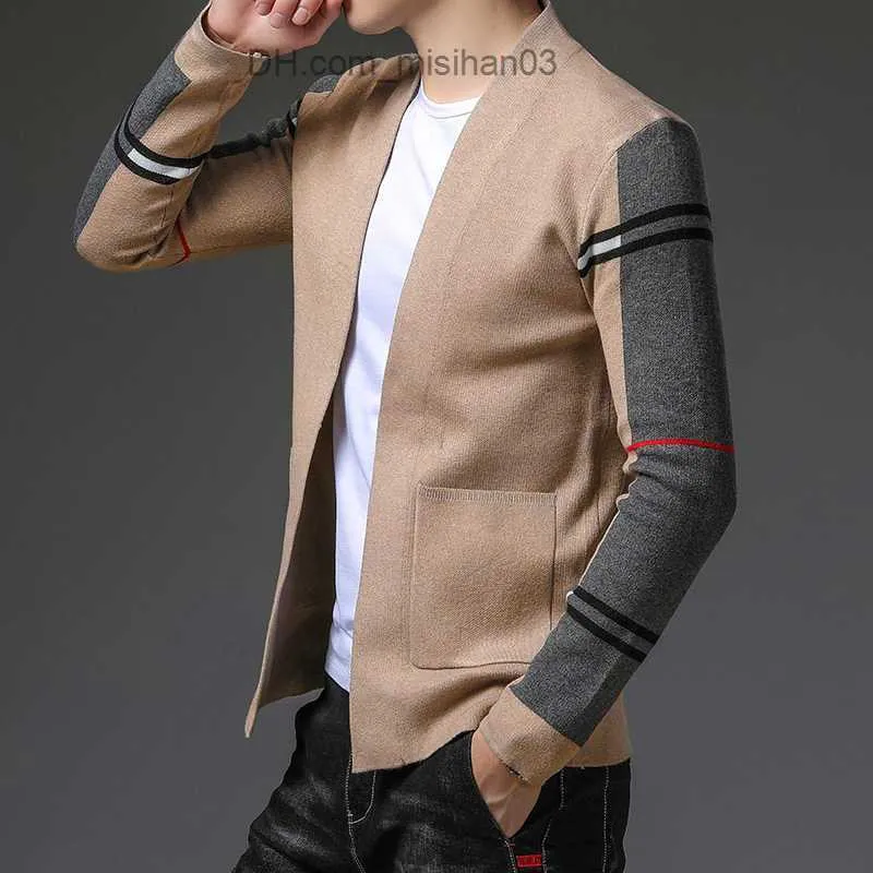 Jaquetas masculinas Jaquetas masculinas SENBAO Nova marca de design de luxo Moda Malha Cardigans Camisola Casacos casuais da moda Jaqueta Autum Roupas de inverno Y2302 Z230725