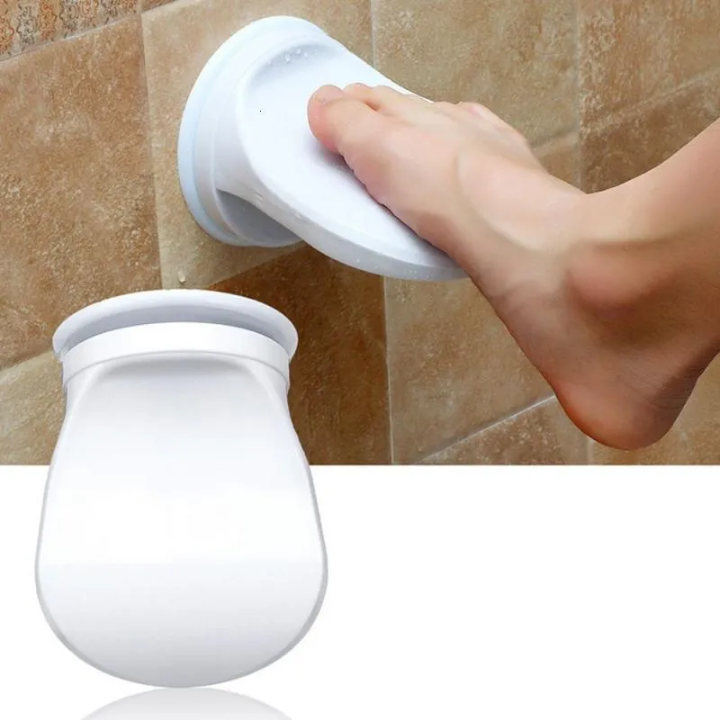 Autres fournitures de toilette pour le bain Salle de bains Douche murale Repose-pieds Rasage des jambes Aide à la prise en main Pédale Étape Ventouse Pédale antidérapante Pieds de lavage 230724