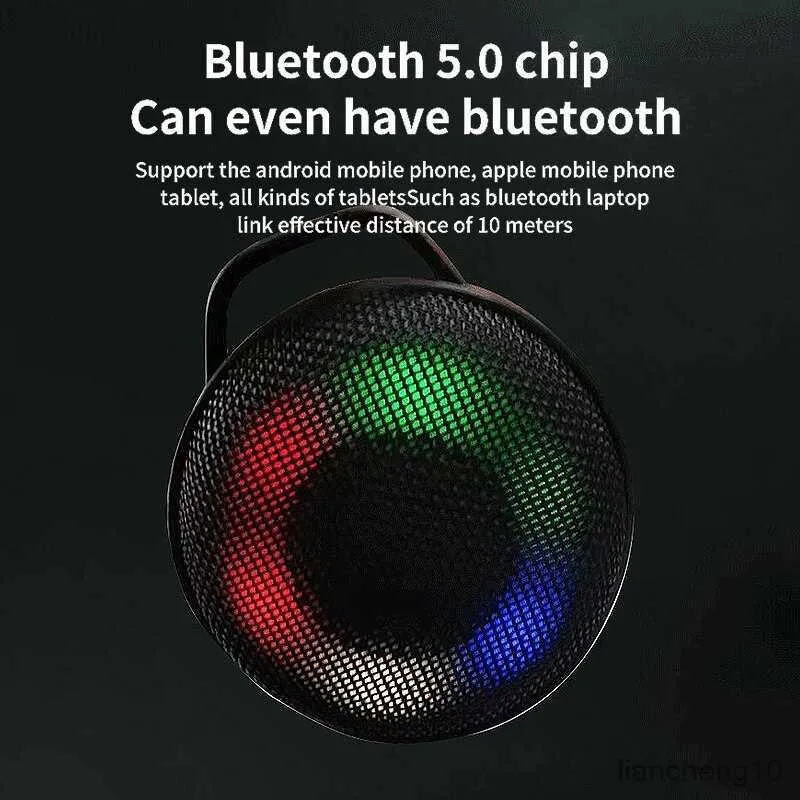 Портативные динамики портативные Bluetooth -динамики беспроводные басы на открытом воздухе.