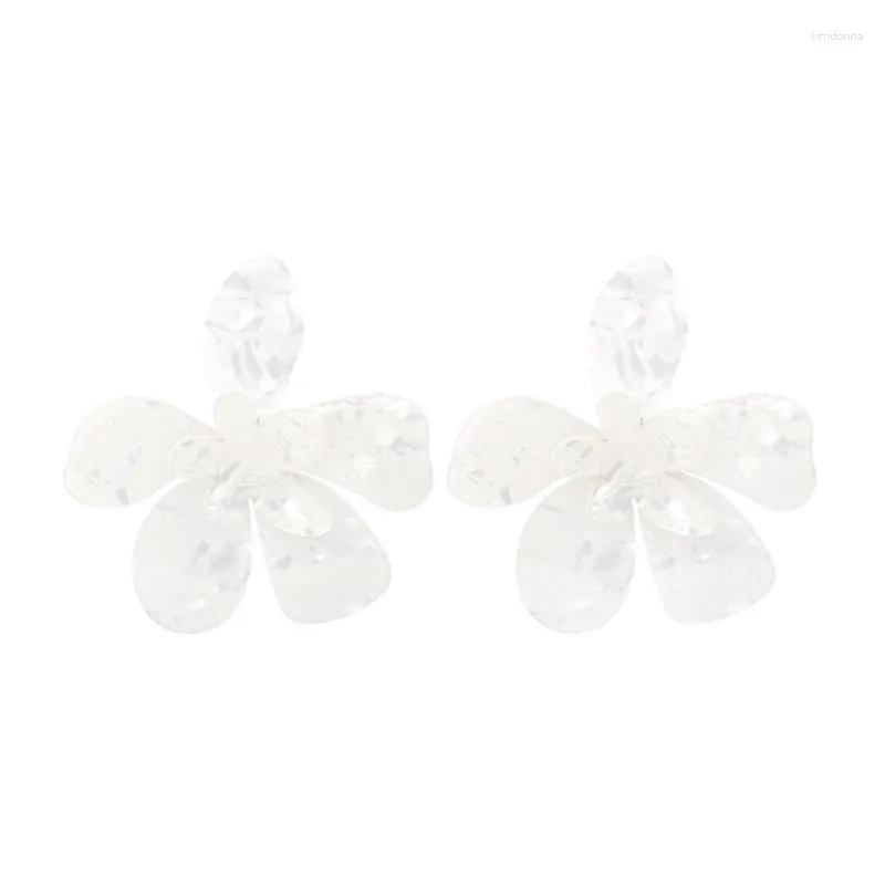 Stud Earrings Exaggerated Acrylic Flower Earring Wedding Jewelry Giftrs For Women And Girls