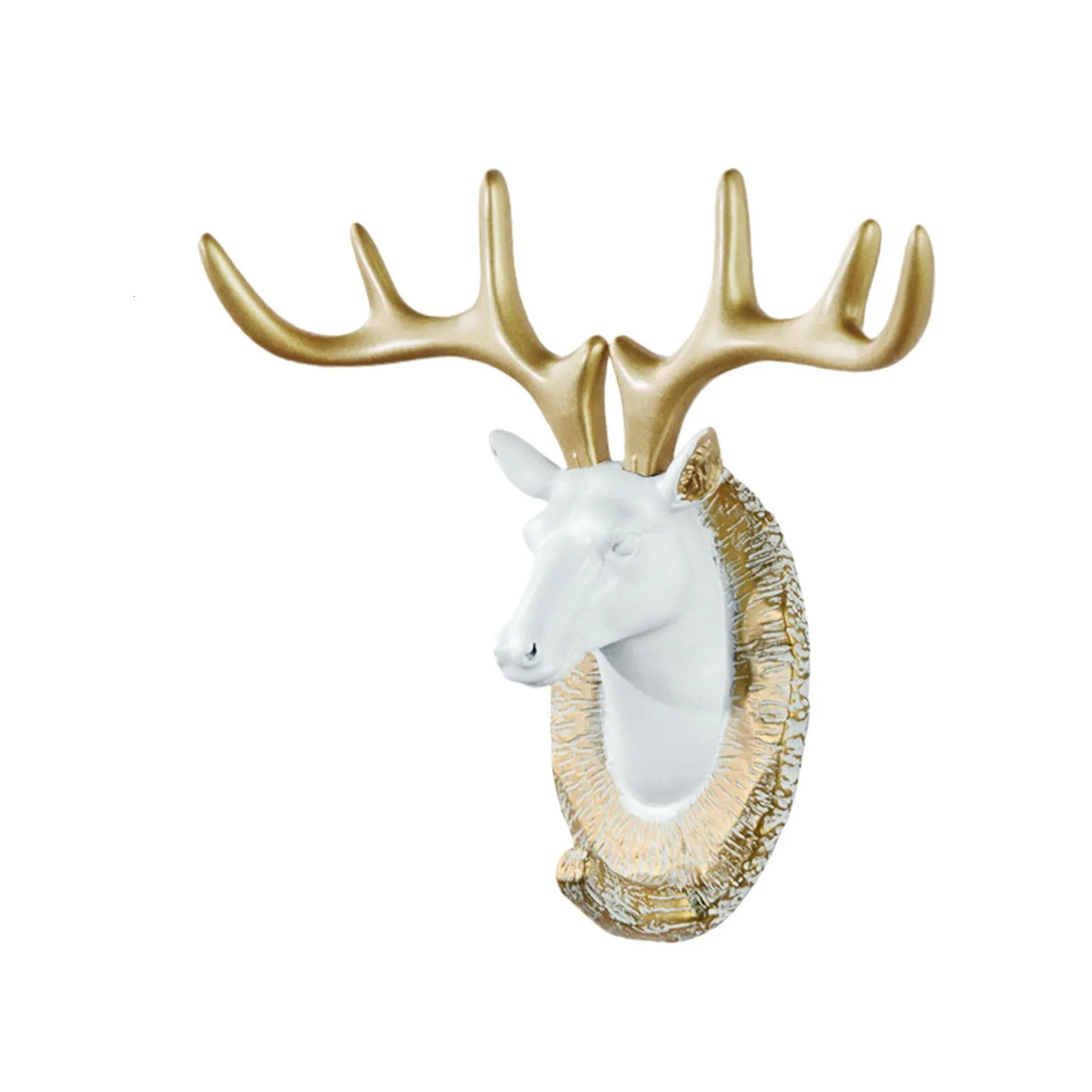 Deer Head Wall Hook Three dimensional Crafts Creative Ornament Collectible Hat