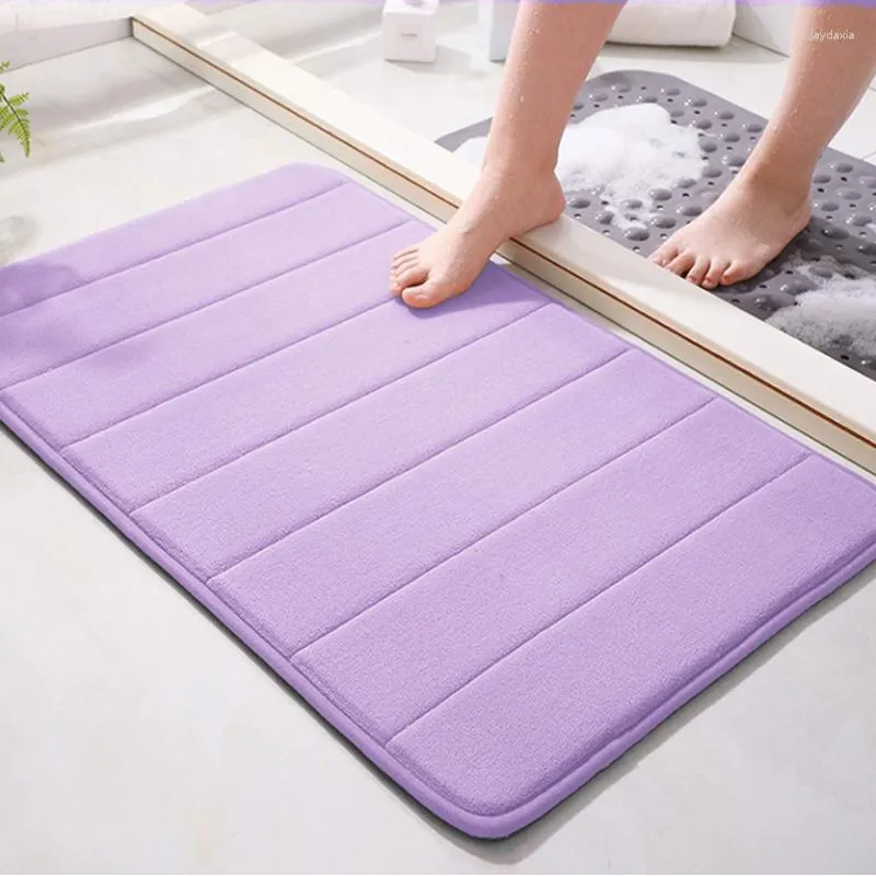 Badematten Home Badezimmer Matte Teppich Set Bodenartikel Absorption Anti-Rutsch-gestreift Machin