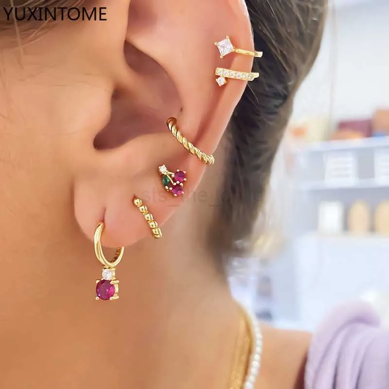 Crystal fruit sale earrings