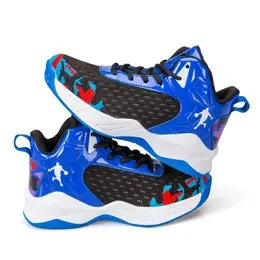 Kids Shoes Boys Girls Sneakers High-top Basketball Shoes Breathable Anti-slip Basketball Shoes Children's Gym Traning Footwear