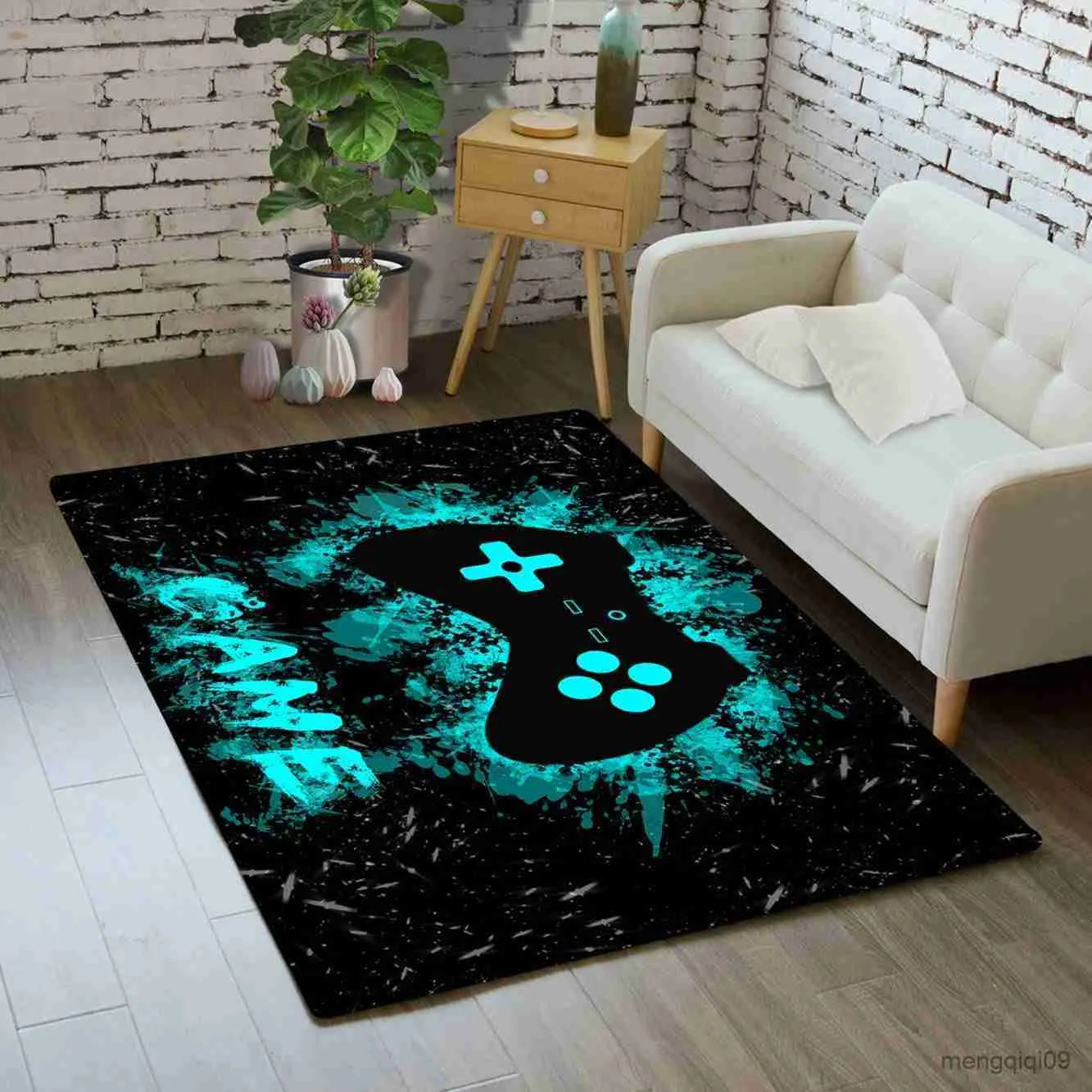 Dywany grę zdalne dywan do salonu dzieci dekoracja sypialnia sofa nocna sofa duży obszar gier wideo Mat R230725