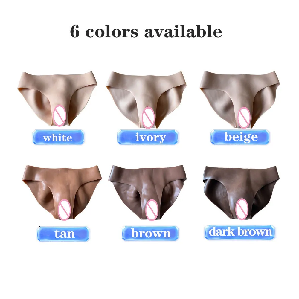 Breast Form Simulated Realistic Silicone Vagina Shemale Underwear Costumes  Crossdresser Briefs Costumes Transgender Dragqueen Cosplay Gays 230724