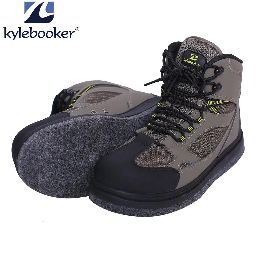 Breathable Felt Sole Water Resistant Winter Boots For Fishing And