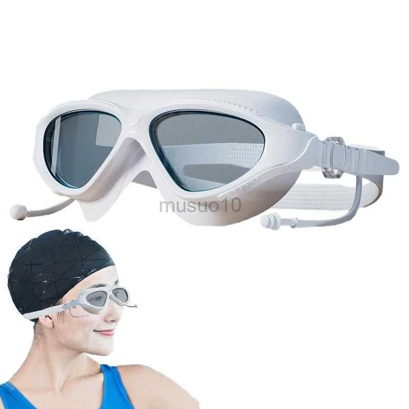 Goggles Anti Fog Goggles Impact-proof Water Goggles For Men Anti Fog Swimming Goggles With Clear Vision Soft Frame Adult Goggles For Sea HKD230725