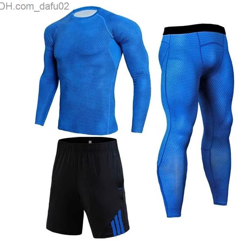 Men's Tracksuits Men Compression Jogging suit Winter Thermal underwear Sports Suits Warm Men's Tracksuit rash guard MMA Clothing track suit 220426 Z230725