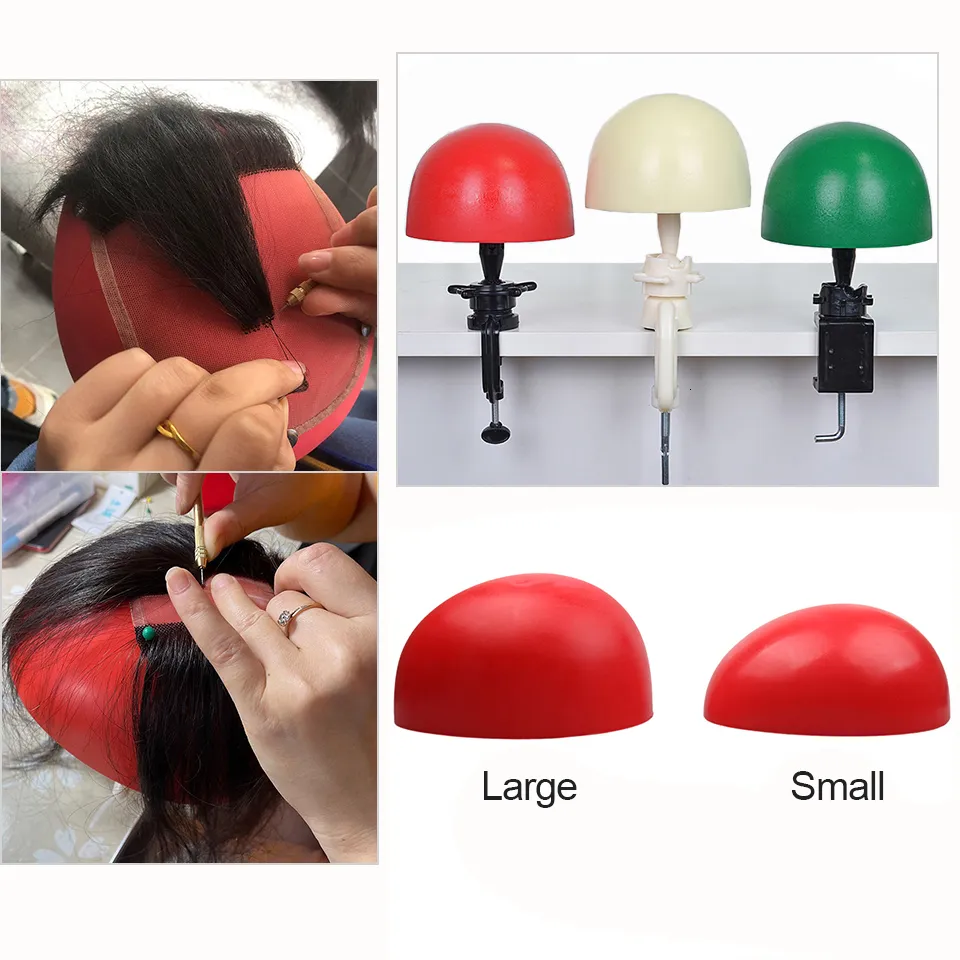 Wig Stand Flat Half Mannequin Wig Stand Head With Stand for Making Wigs and Crochet Lace Closure Or Frontal Wig Support Soft Pvc Material 230724