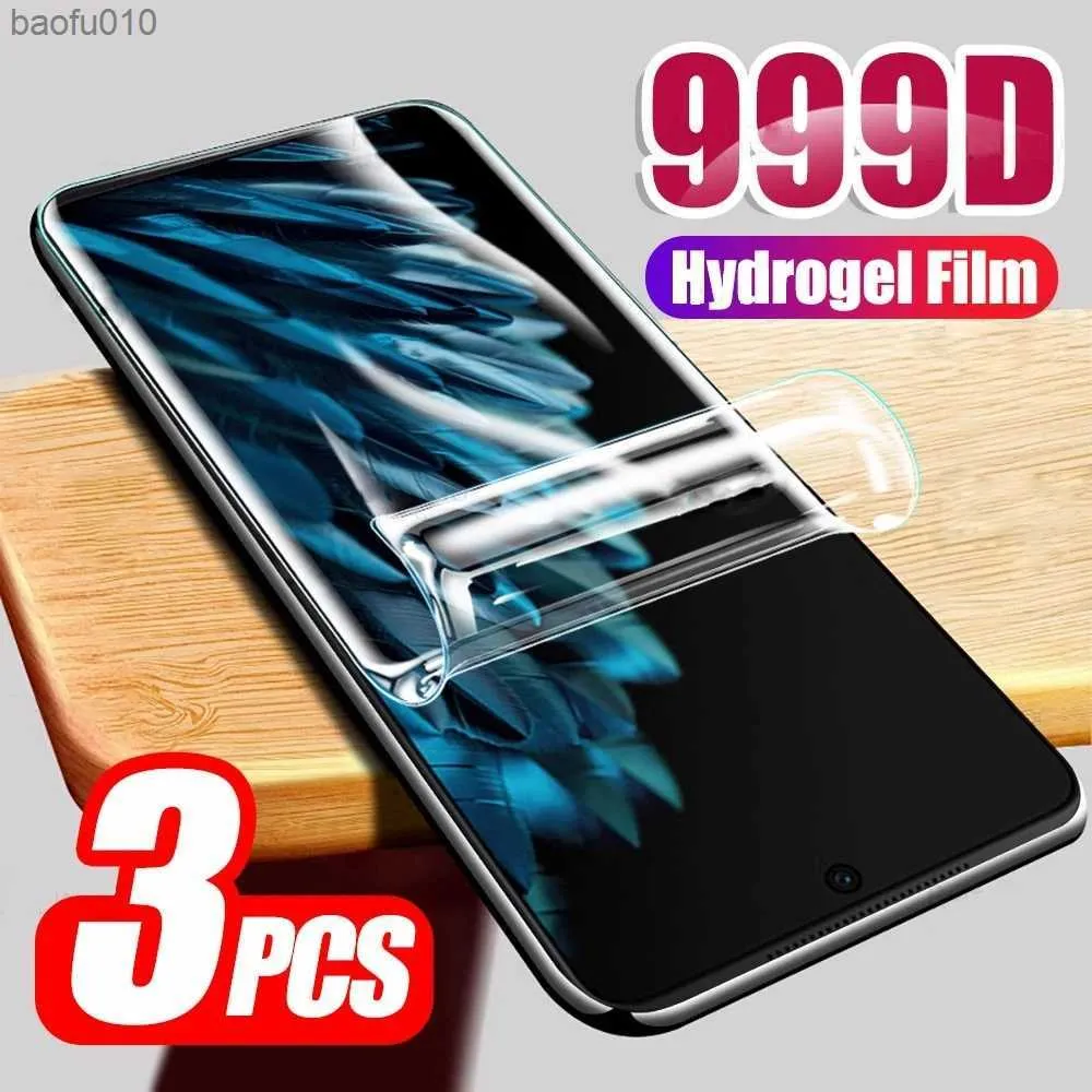 Film Hydrogel 3 pièces pour Cubot King kong 9 6.58 "Film protecteur d'écran pour téléphone L230619