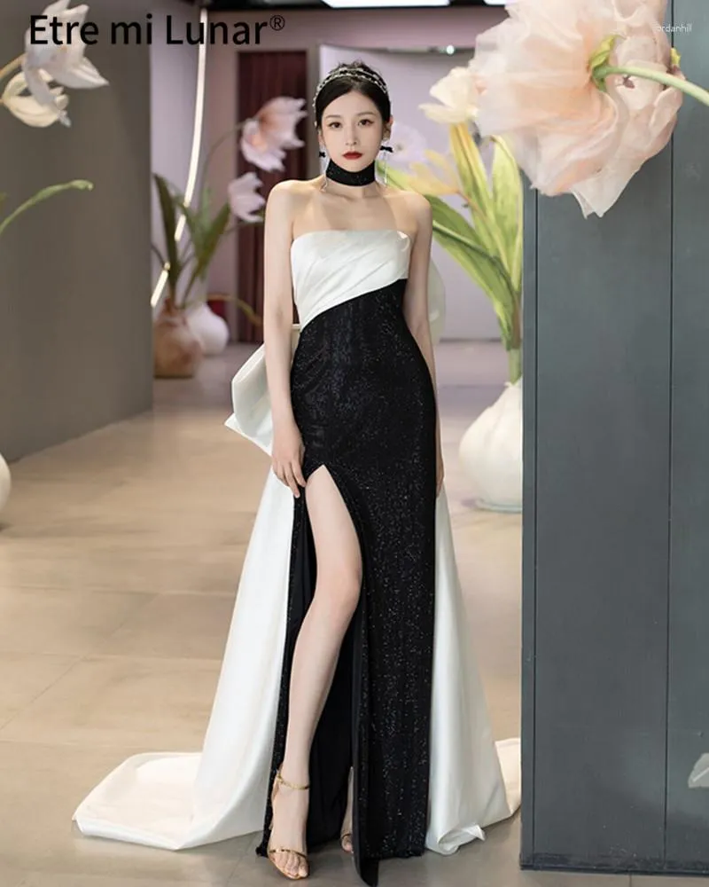 Party Dresses Dubai Evening Gown A-line Offf Shoulder Sequin Satin Maxi Dress L510217