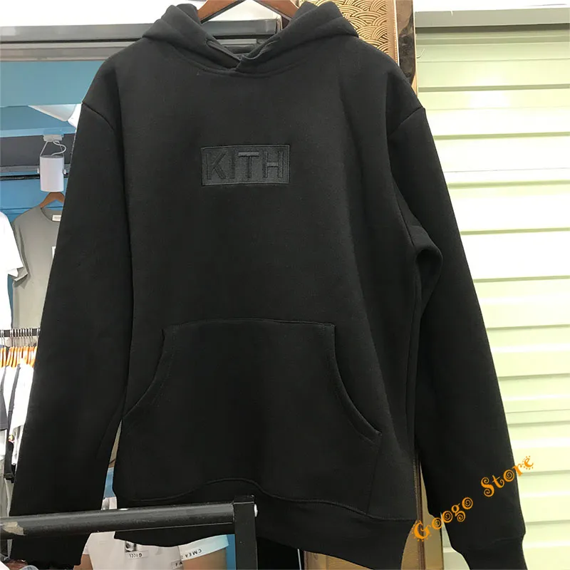 High Quality Heavy Fabric KITH Oversized Fleece Hoodie For Men And