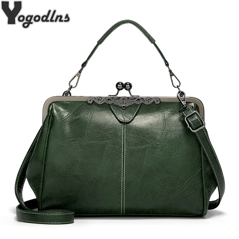 Vintage Simple Style Women Women Beark Bag Высококачественная кожаная леди Крестовая сумка мода Бостон Дизайна Сумка Тота 230724