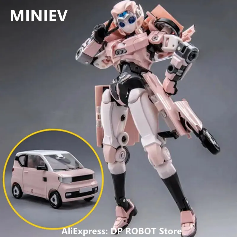 Transformation toys Robots IN STOCK Transformation Scifgure Industry MINI EV Nebula Mini Car Robots Action Figure Toy With Box 230724