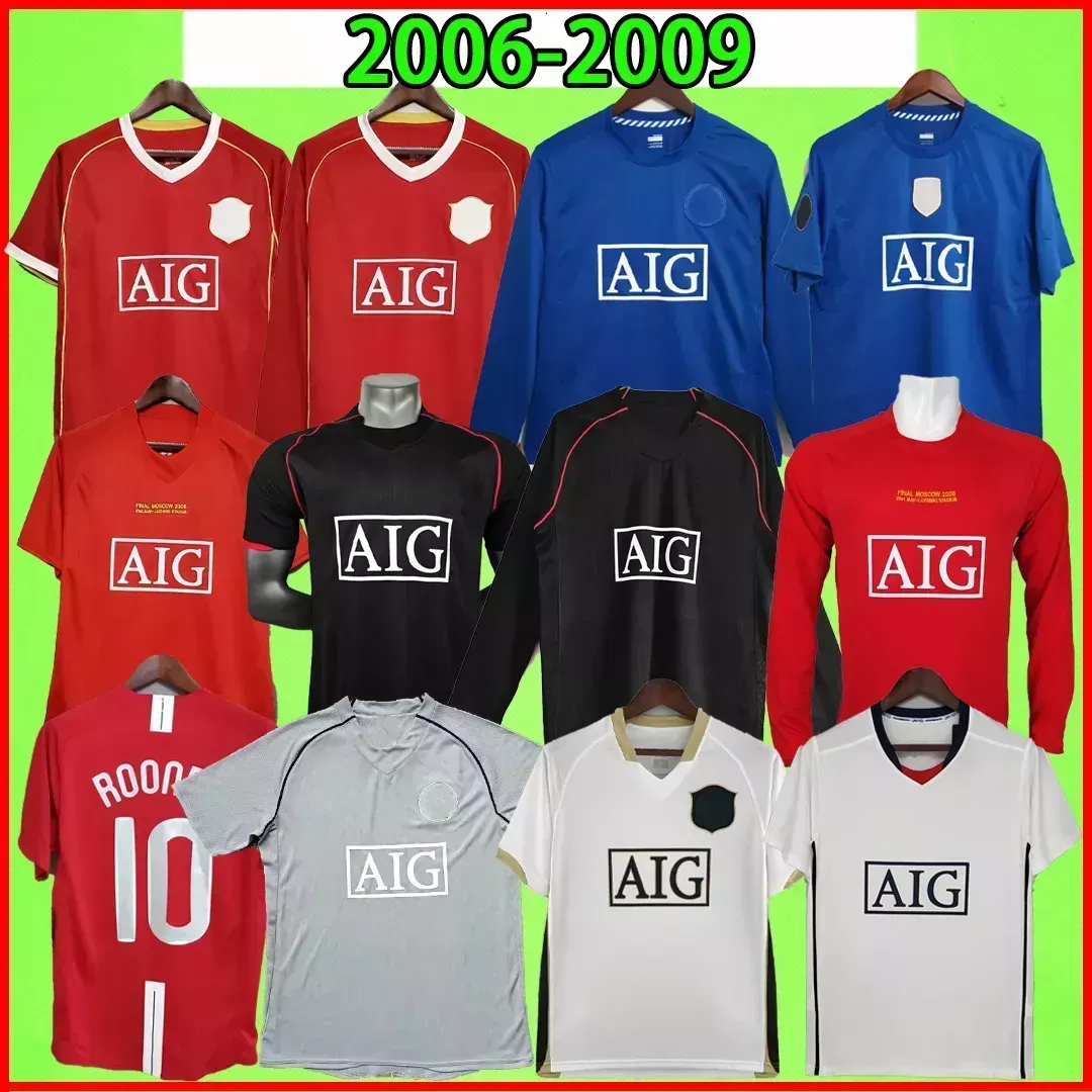 Long Sleeve Dhgate Man Utd Retro Soccer Jerseys: 2006-2016 Classic
