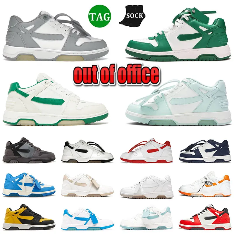 2023 TOP Out Of Office Low Top Sneakers White Shoes Light Blue Luxury Fashion Designer Women Men Outdoor Sports Platform Sneaker Loafers Vintage Sports Flat Trainers