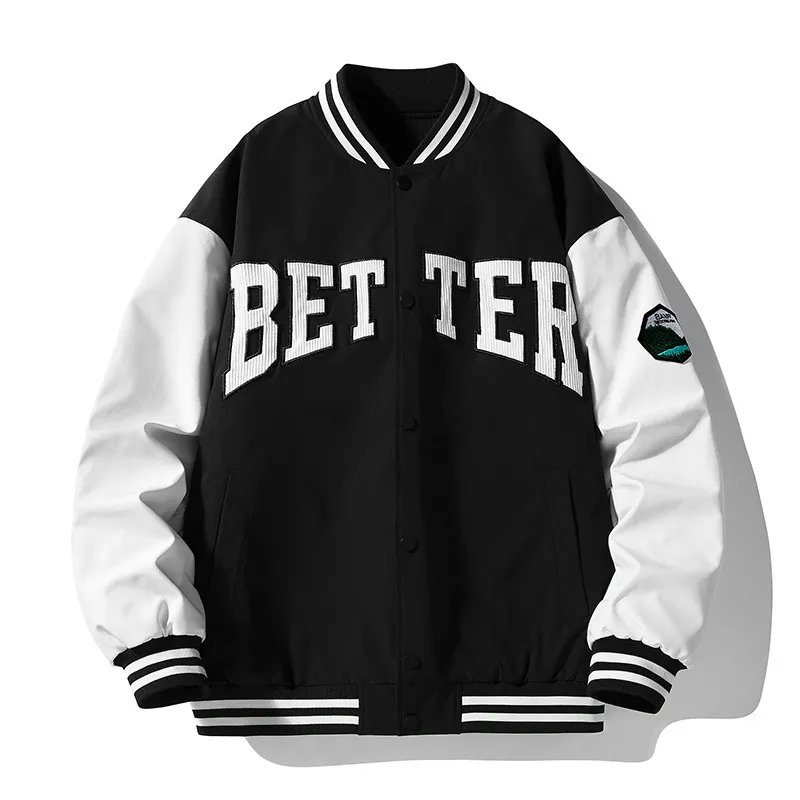 Men Varsity Jacket Designer Jacket Windbreaker Long Sleeve Mens Letterman Jacket Clothing Buttons With Stripe Bomber Jackets Baseball Uniform Plus Size XXL XXXL From 27 35 DHgate