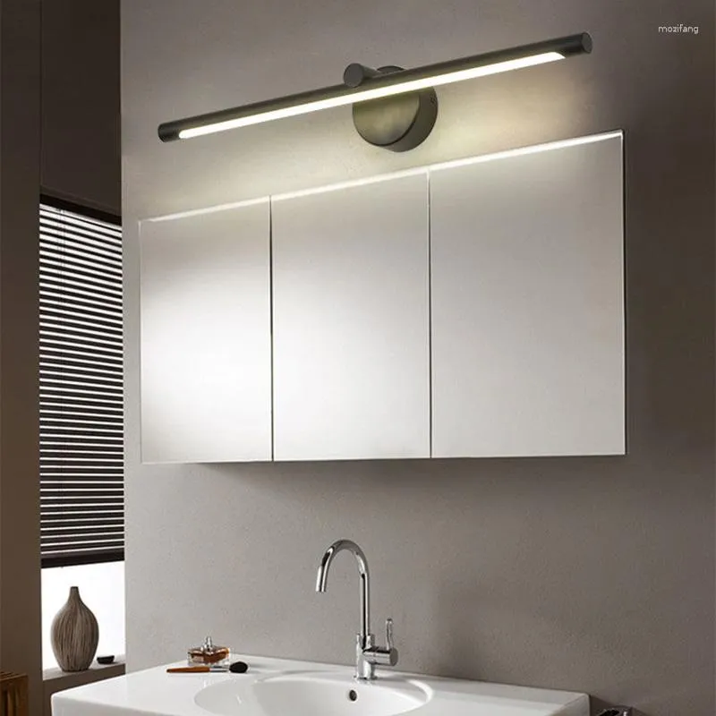 Wandleuchte, Spiegelleuchte, LED mit Schalter, Touch-Dimmung, Bewegungsmelder, Badezimmer, 40 cm, 55 cm, AC85 – 265 V, Innenbeleuchtung