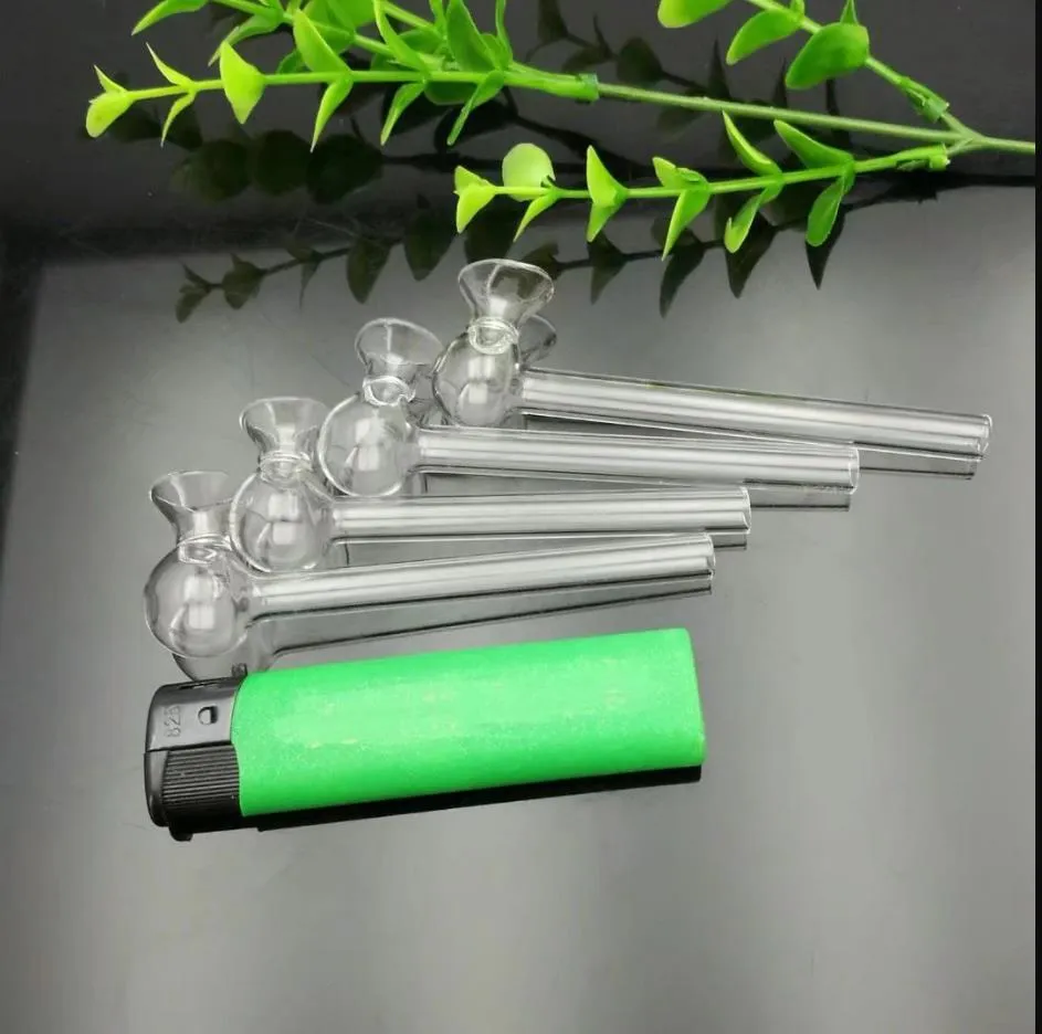 Glasrohre rauchen geblasene Shisha Herstellung handgezogene Bongs Neues Glashorn Direkter Siedekochtopf