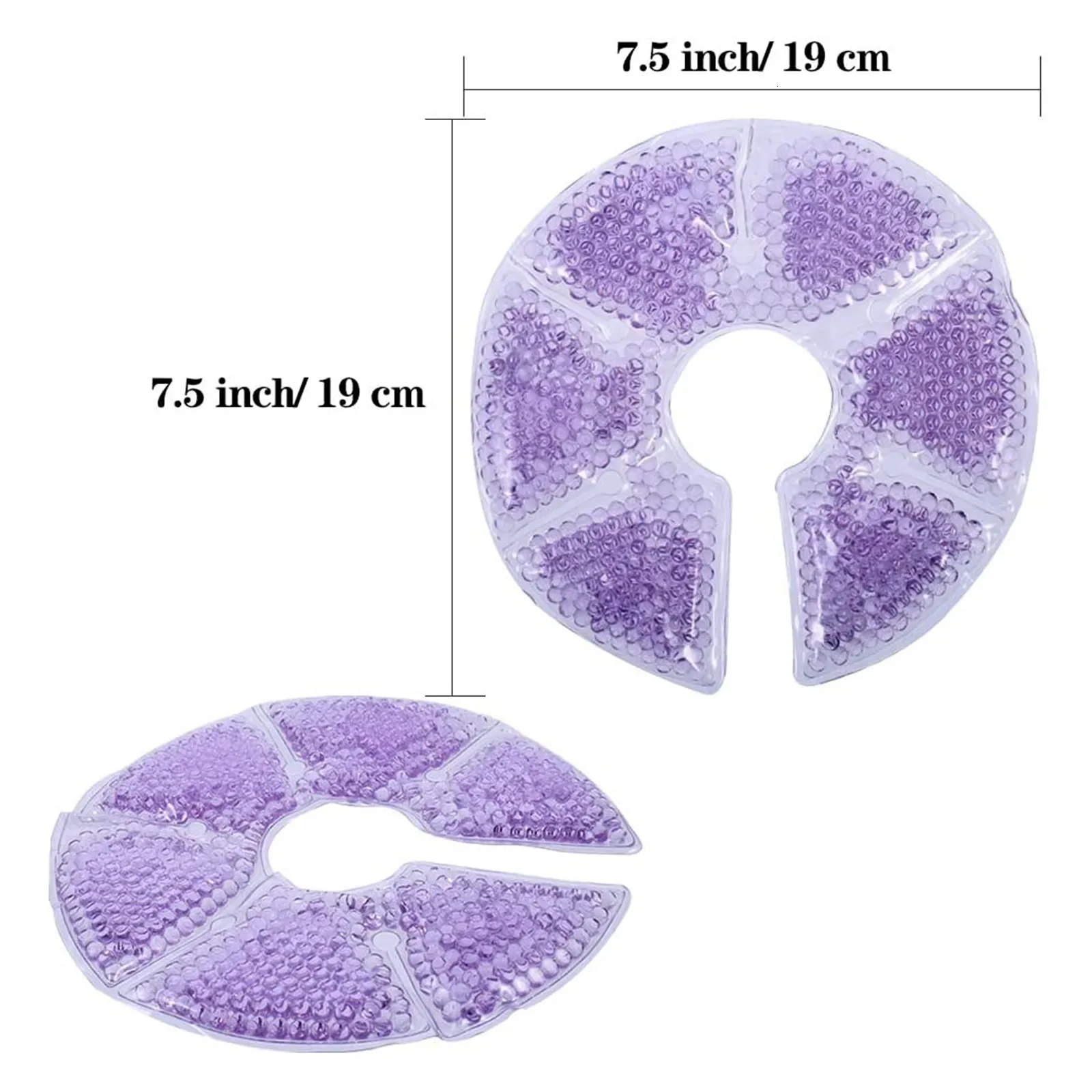 2Pcs Breast Therapy Pack Ice Pack Pads Hot or Cold Use For Nursing Mother Hot Cold Breastfeeding Gel Pads