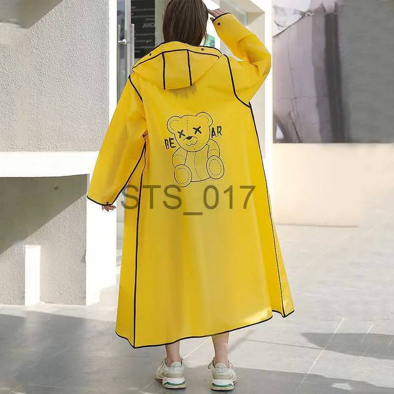 Impermeabili Impermeabile Donna Uomo Carino Impermeabile Ispessito Impermeabile Impermeabile Turismo Outdoor Escursionismo Pioggia Poncho Impermeabile Cappotto antipioggia con cappuccio x0724