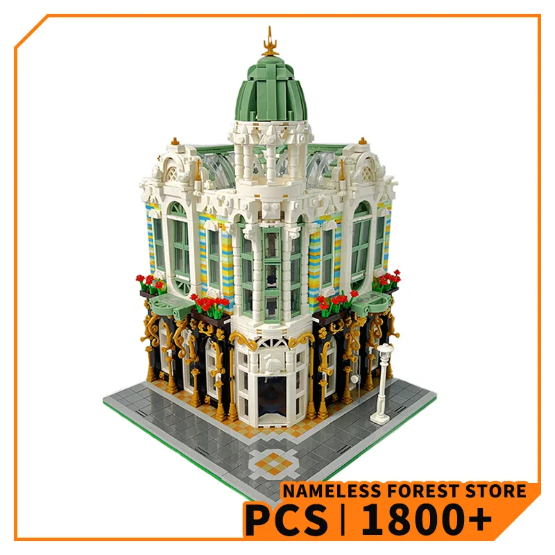 Блоки Creative City Store Micro Building Street View Shop Moc Bricks House Plastic Toys для взрослых детей Детские подарки Действие Рисунок 230724