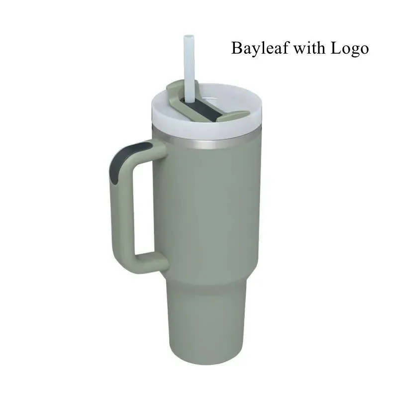 Logo Quencher H2.0 40oz Stainless Steel Insulated Tumblers With Lids With  Silicone Handle, Lid, And Straw 2nd Generation Car Mug For Cold Water  Drinking From Earlybirdno1, $2.27