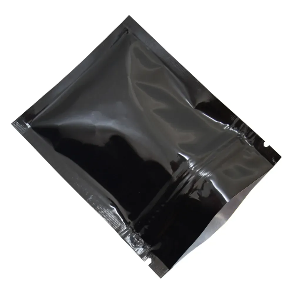 Dragkedja Top Mylar Bag Reclosable Aluminium Foil Zip Lock Package Matprovväskor Partihandel 7.5x10 cm