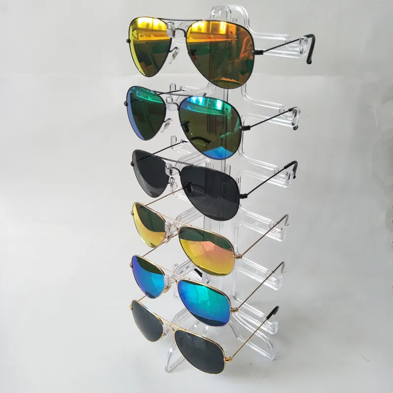Высококачественные детские стеклянные солнцезащитные очки мальчики для девочек модные модные пилот солнце