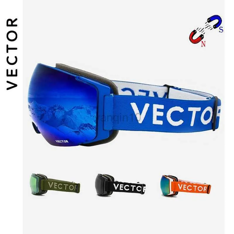 Óculos de esqui OTG Lentes magnéticas intercambiáveis Óculos de esqui Camadas duplas UV400 Antiembaçante Neve Snowboard Homens Mulheres Óculos Capacete Compatibilidade HKD230725