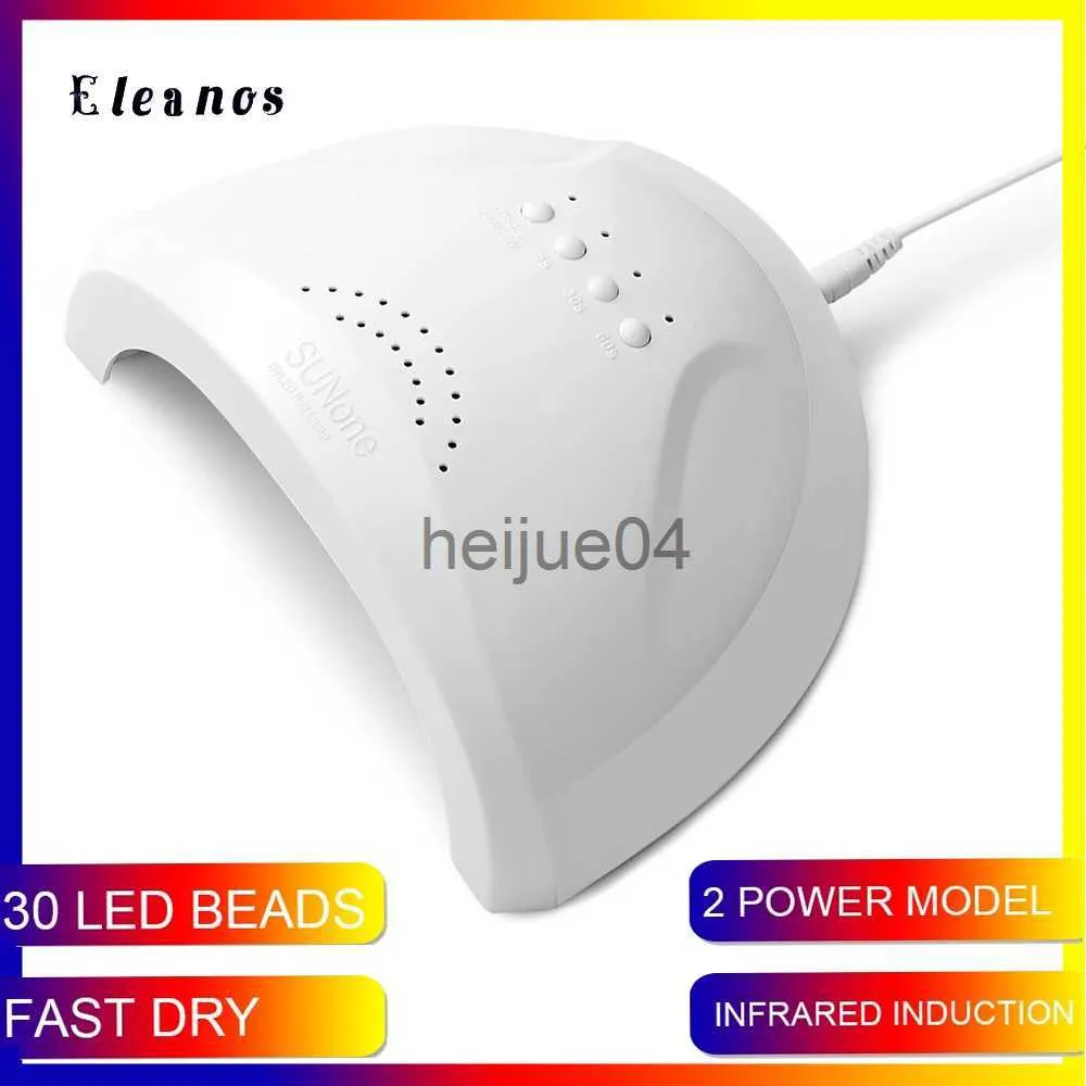 Nagelorter 48W En professionell LED UV -nagellampa för nagelgelpolsk LED -nageltork UV -lampa för manikuristisk professionell nagelkonstverktyg X0725