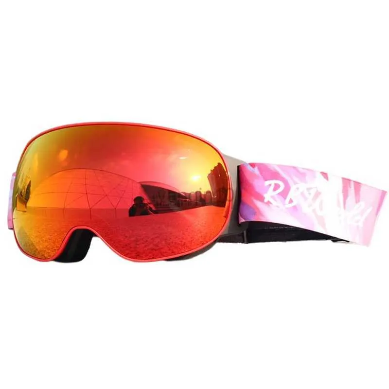 Óculos de esqui Óculos de esqui Camadas duplas UV400 antiembaçante Máscara de esqui grande Óculos de esqui masculino feminino neve snowboard óculos esportivos HKD230725