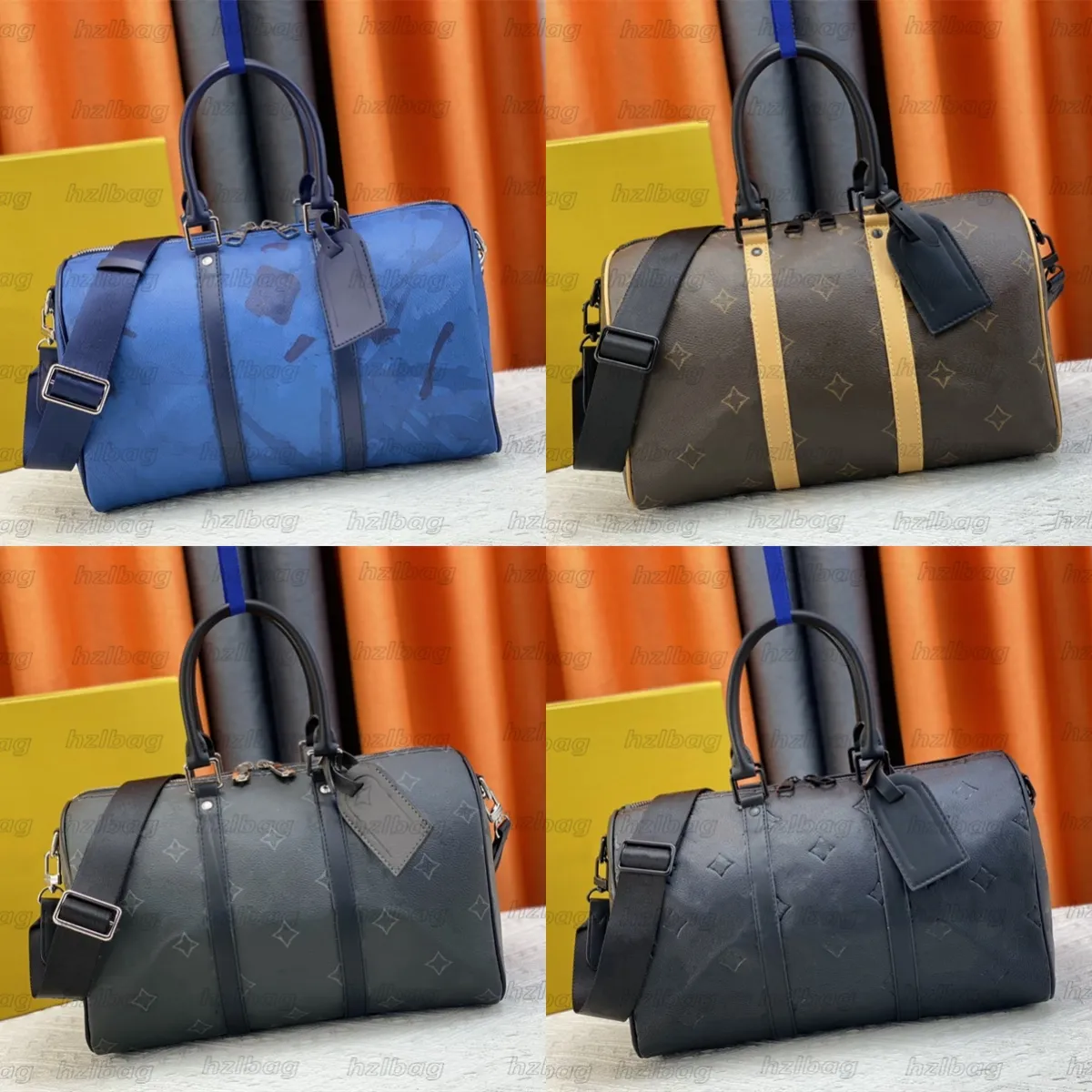 Keepall 35 Reisetaschen Designer Luxurys Leder Handtaschen Umhangetaschen Monogramme Schattenleder Pragung Cross Body Umhangetaschen M22765 M46655 Von 67 86 DHgate