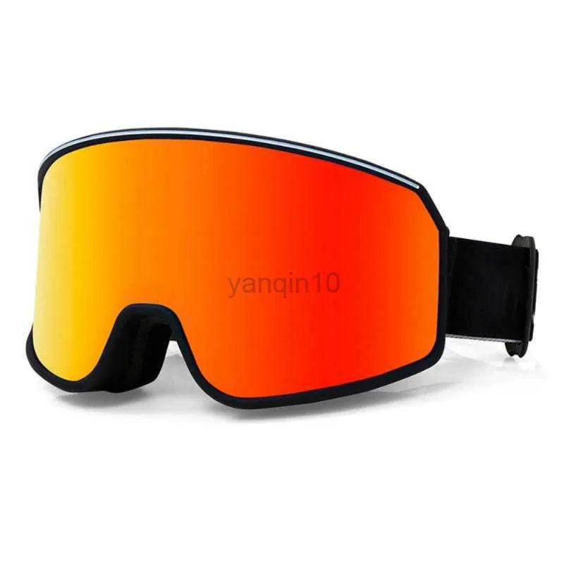 Ski Goggles Eye Protection Wide Field Anti-fog Cylindrical Anti Fog Glasses Windproof Outdoor HKD230725